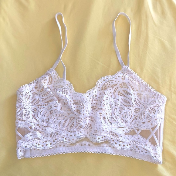🤍Victoria’s Secret Dream Angels Mesh & Lace Bralette in white - Picture 7 of 10